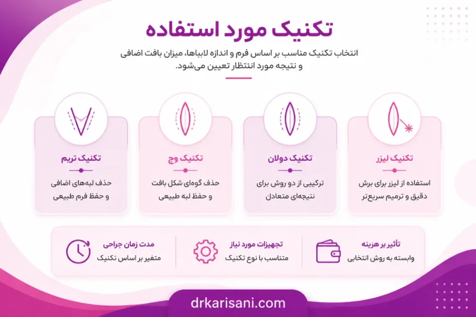 نمای توضیحی درباره تکنیک مورد استفاده